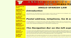 Desktop Screenshot of anglo-spanish-law.co.uk